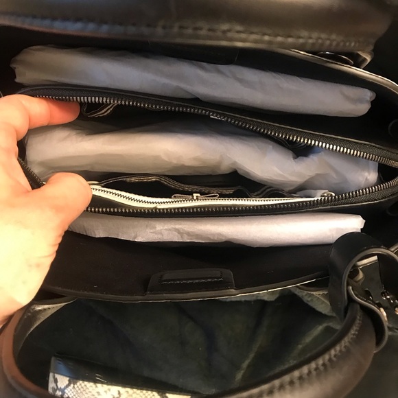 Miss Bendel Snake Done Satchel - Picture 3 of 8